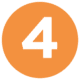 An orange circle with the number 4 inside.