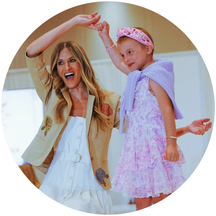 Child cancer warrior on runway